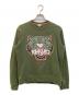 KENZO（ケンゾー）の古着「タイガー刺繍スウェット」｜オリーブ