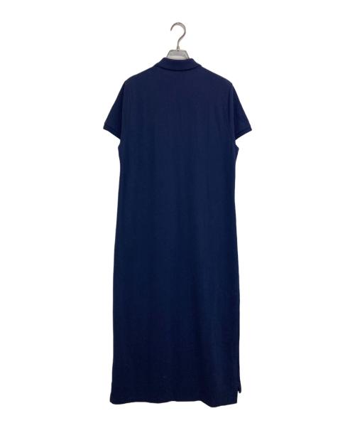 POLO RALPH LAUREN（ポロ・ラルフローレン）POLO RALPH LAUREN (ポロ・ラルフローレン) コットン メッシュ ポロドレス ネイビー サイズ:Ｌの古着・服飾アイテム
