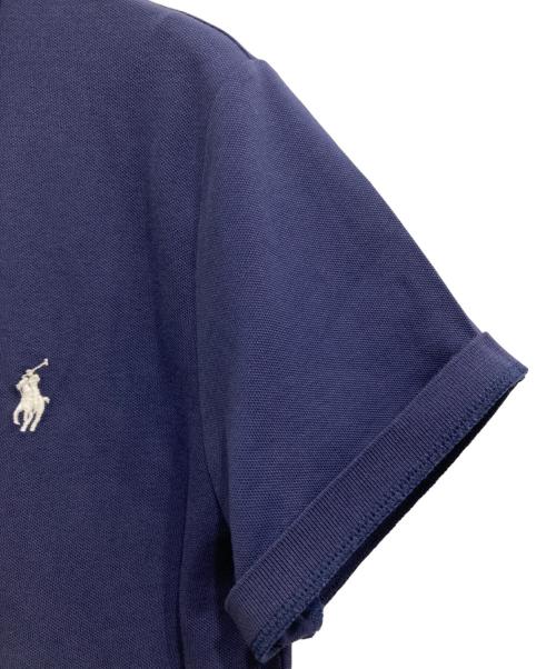 POLO RALPH LAUREN（ポロ・ラルフローレン）POLO RALPH LAUREN (ポロ・ラルフローレン) スリムフィットポロシャツ ネイビー サイズ:XLの古着・服飾アイテム