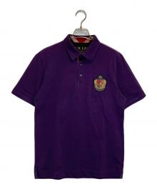BLACK LABEL CRESTBRIDGE（ブラックレーベル クレストブリッジ）の古着「8thアニバーサリーポロシャツ」｜パープル