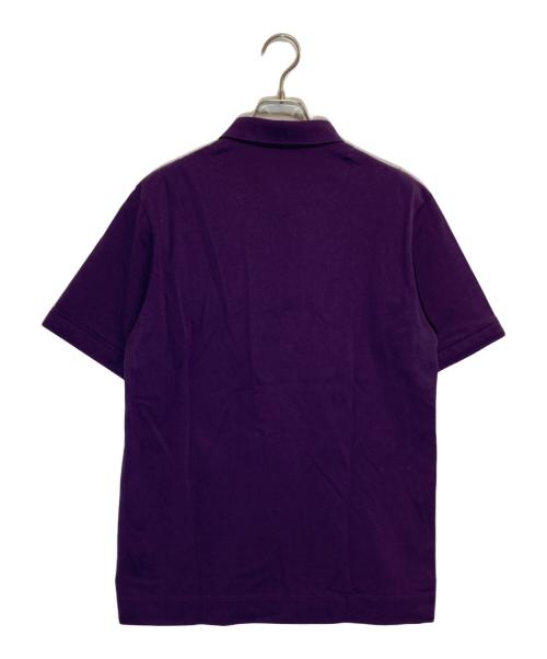 BLACK LABEL CRESTBRIDGE（ブラックレーベル クレストブリッジ）BLACK LABEL CRESTBRIDGE (ブラックレーベル クレストブリッジ) 8thアニバーサリーポロシャツ パープル サイズ:Mの古着・服飾アイテム