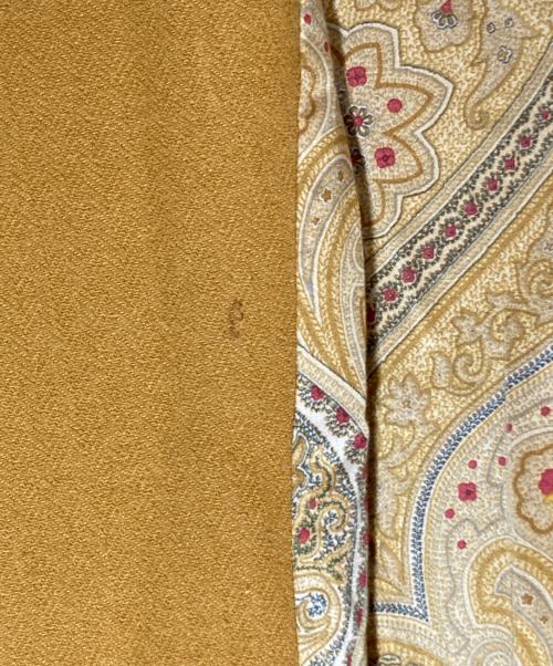 ETRO（エトロ）ETRO (エトロ) 裏地ペイズリーカシミヤ混コート イエロー サイズ:Ｌの古着・服飾アイテム