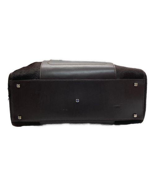 Salvatore Ferragamo（サルヴァトーレ フェラガモ）Salvatore Ferragamo (サルヴァトーレ フェラガモ) ハラコ2wayボストンバッグ ブラウンの古着・服飾アイテム