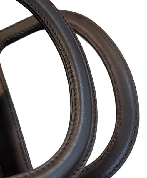 Salvatore Ferragamo（サルヴァトーレ フェラガモ）Salvatore Ferragamo (サルヴァトーレ フェラガモ) ハラコ2wayボストンバッグ ブラウンの古着・服飾アイテム