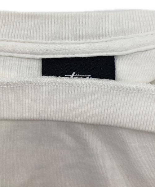 stussy（ステューシー）stussy (ステューシー) プリントTシャツ ホワイト サイズ:Lの古着・服飾アイテム