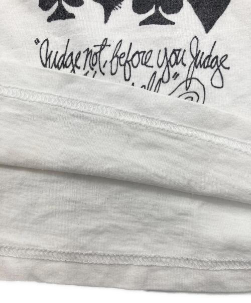 stussy（ステューシー）stussy (ステューシー) プリントTシャツ ホワイト サイズ:Lの古着・服飾アイテム