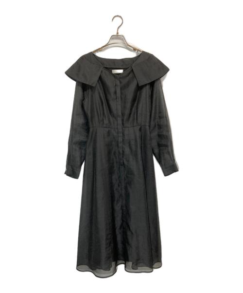 CELFORD（セルフォード）CELFORD (セルフォード) シアーシャツワンピース ブラック サイズ:36の古着・服飾アイテム