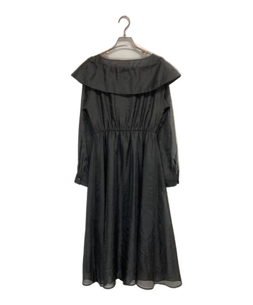 CELFORD（セルフォード）CELFORD (セルフォード) シアーシャツワンピース ブラック サイズ:36の古着・服飾アイテム