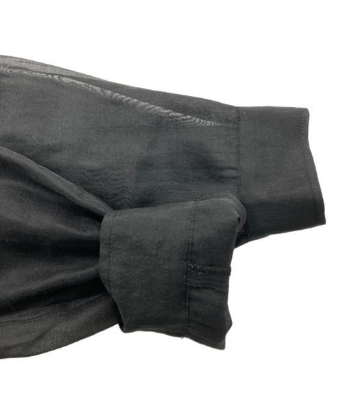 CELFORD（セルフォード）CELFORD (セルフォード) シアーシャツワンピース ブラック サイズ:36の古着・服飾アイテム