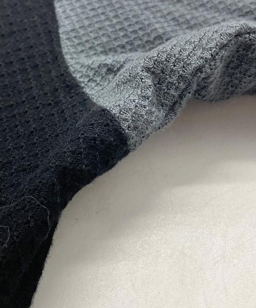 BOSS HUGO BOSS（ボス ヒューゴボス）BOSS HUGO BOSS (ボス ヒューゴボス) カットソー ブラック×グレー サイズ:Mの古着・服飾アイテム