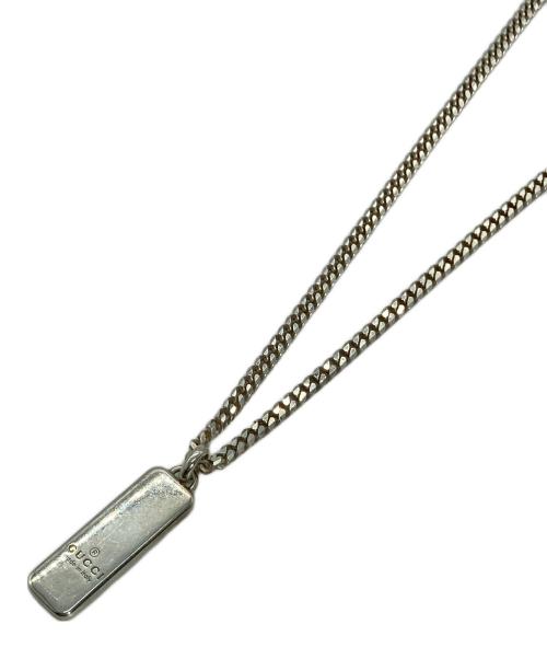 GUCCI（グッチ）GUCCI (グッチ) ダイアゴナル インターロッキングG エングレービング シルバーの古着・服飾アイテム