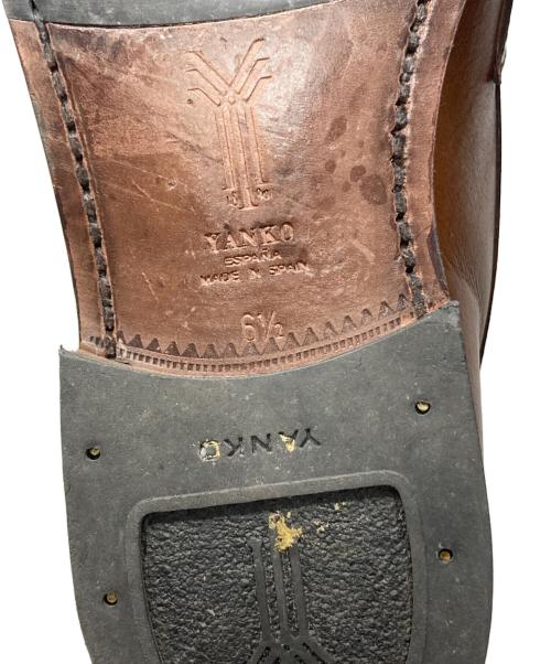 YANKO（ヤンコ）YANKO (ヤンコ) ローファー ブラウン サイズ:6 1/2の古着・服飾アイテム