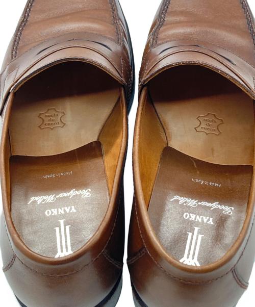 YANKO（ヤンコ）YANKO (ヤンコ) ローファー ブラウン サイズ:6 1/2の古着・服飾アイテム