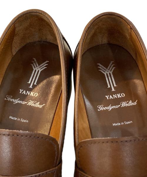 YANKO（ヤンコ）YANKO (ヤンコ) ローファー ブラウン サイズ:6 1/2の古着・服飾アイテム