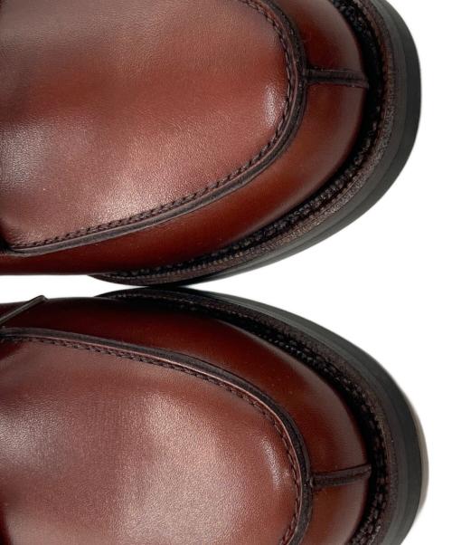 Perfetto（ペルフェット）perfetto (ペルフェット) Uチップレザーシューズ ブラウン サイズ:7の古着・服飾アイテム