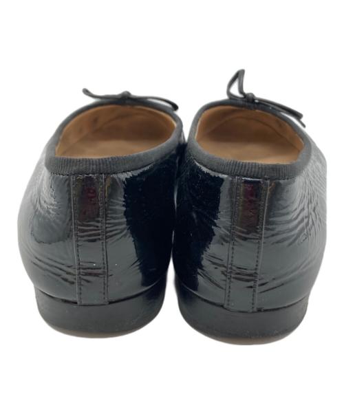 CHANEL（シャネル）CHANEL (シャネル) パテントココマークバレエシューズ ブラック サイズ:36 1/2の古着・服飾アイテム