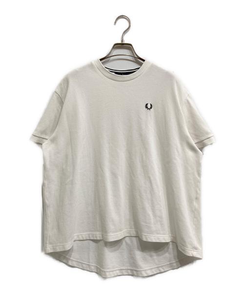 FRED PERRY（フレッドペリー）FRED PERRY (フレッドペリー) RAY BEAMS (レイ ビームス) 別注 Reluxed Pique T-shirt ホワイト サイズ:UK 10の古着・服飾アイテム