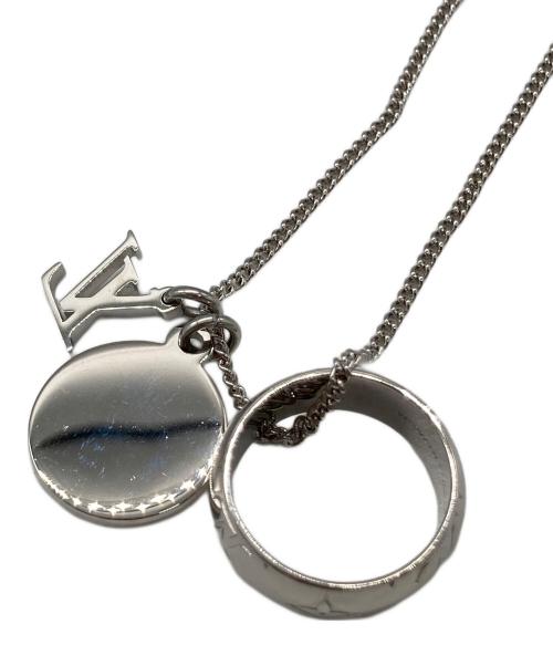 LOUIS VUITTON（ルイ ヴィトン）LOUIS VUITTON (ルイ ヴィトン) リングネックレス モノグラム シルバーの古着・服飾アイテム