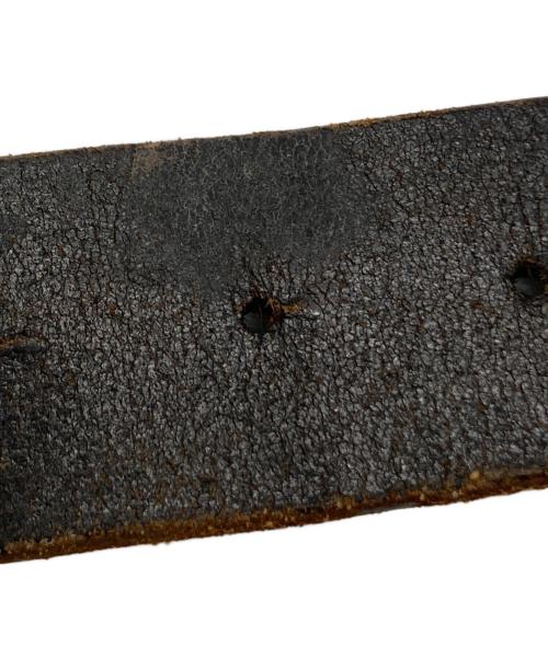 DOLCE & GABBANA（ドルチェ＆ガッバーナ）DOLCE & GABBANA (ドルチェ＆ガッバーナ) ロゴレザーベルト ブラウン サイズ:-の古着・服飾アイテム