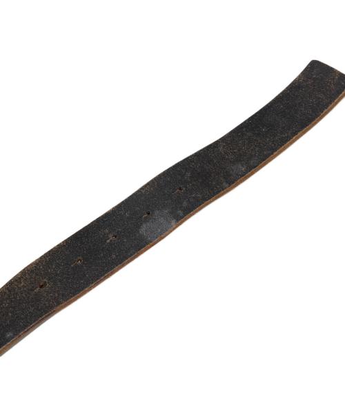 DOLCE & GABBANA（ドルチェ＆ガッバーナ）DOLCE & GABBANA (ドルチェ＆ガッバーナ) ロゴレザーベルト ブラウン サイズ:-の古着・服飾アイテム