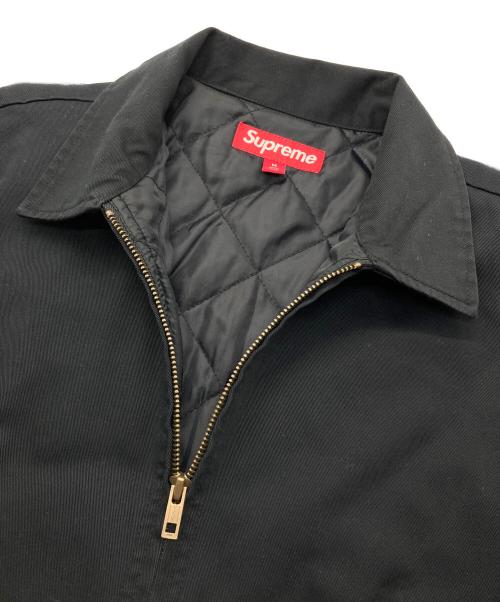 SUPREME（シュプリーム）SUPREME (シュプリーム) H.R. Giger (ハンス・リューディ・ギーガー) Embroidered Work Jacket ブラック サイズ:Mの古着・服飾アイテム