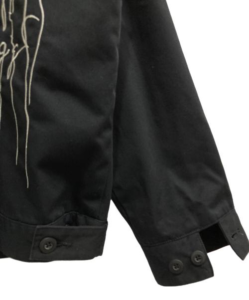 SUPREME（シュプリーム）SUPREME (シュプリーム) H.R. Giger (ハンス・リューディ・ギーガー) Embroidered Work Jacket ブラック サイズ:Mの古着・服飾アイテム