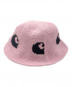 CarHarttカーハート）の古着「CANE HAT」｜ピンク