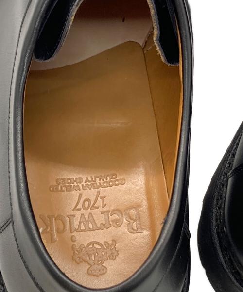 berwick（バーウィック）berwick (バーウィック) Uチップチロリアンシューズ ブラック サイズ:7の古着・服飾アイテム