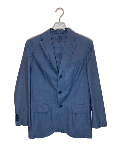 MONTEDORO（モンテドーロ）MONTEDORO (モンテドーロ) アンコンジャケット ブルー サイズ:46の古着・服飾アイテム