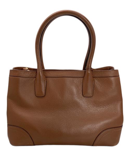 LAUREN RALPH LAUREN（ローレンラルフローレン）LAUREN RALPH LAUREN (ローレンラルフローレン) 2WAYトートバッグ ブラウンの古着・服飾アイテム