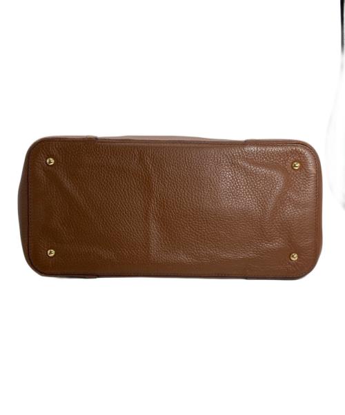 LAUREN RALPH LAUREN（ローレンラルフローレン）LAUREN RALPH LAUREN (ローレンラルフローレン) 2WAYトートバッグ ブラウンの古着・服飾アイテム