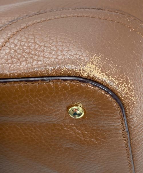 LAUREN RALPH LAUREN（ローレンラルフローレン）LAUREN RALPH LAUREN (ローレンラルフローレン) 2WAYトートバッグ ブラウンの古着・服飾アイテム