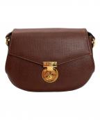 Salvatore Ferragamoサルヴァトーレ フェラガモ）の古着「オールドショルダーバッグ」｜ブラウン