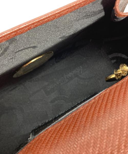 Salvatore Ferragamo（サルヴァトーレ フェラガモ）Salvatore Ferragamo (サルヴァトーレ フェラガモ) オールドショルダーバッグ ブラウンの古着・服飾アイテム