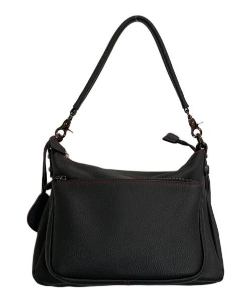 notre favori（ノートルファボリ）NOTRE FAVORI (ノートルファボリ) 2WAYショルダーバッグ ブラックの古着・服飾アイテム