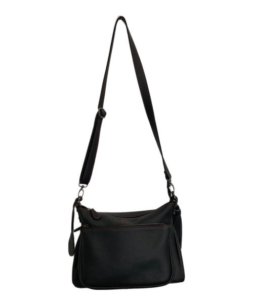 notre favori（ノートルファボリ）NOTRE FAVORI (ノートルファボリ) 2WAYショルダーバッグ ブラックの古着・服飾アイテム