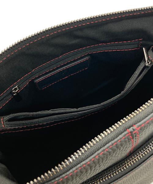 notre favori（ノートルファボリ）NOTRE FAVORI (ノートルファボリ) 2WAYショルダーバッグ ブラックの古着・服飾アイテム