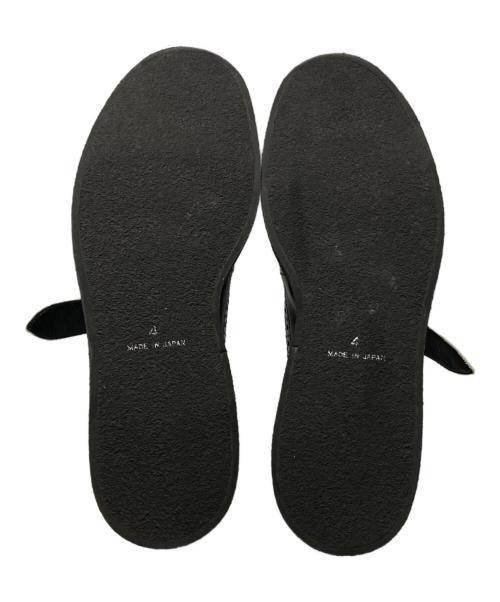 LIMI feu（リミフゥ）LIMI feu (リミフゥ) ウィングチップ プラットフォーム シューズ ホワイト×ブラック サイズ:4の古着・服飾アイテム