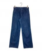 HYKEハイク）の古着「ベイカーデニムパンツ」｜インディゴ