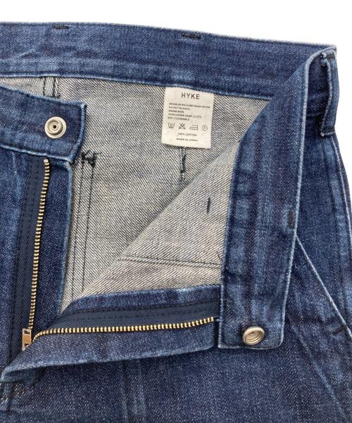 HYKE（ハイク）HYKE (ハイク) ベイカーデニムパンツ インディゴ サイズ:2の古着・服飾アイテム