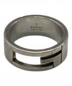 GUCCIグッチ）の古着「ブランデッドGリング」｜シルバー