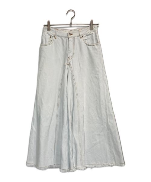 MARTIN MARGIELA（マルタン・マルジェラ）Martin Margiela (マルタン・マルジェラ) ワイドレッグブリーチデニムパンツ ブルー サイズ:36の古着・服飾アイテム