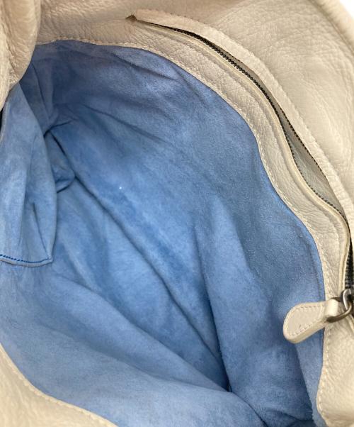 BOTTEGA VENETA（ボッテガベネタ）BOTTEGA VENETA (ボッテガベネタ) カラフルステッチワンショルダーバッグ ベージュの古着・服飾アイテム