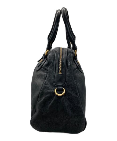Marc by Marc Jacobs（マークバイマークジェイコブス）Marc by Marc Jacobs (マークバイマークジェイコブス) レザーハンドバッグ ブラックの古着・服飾アイテム
