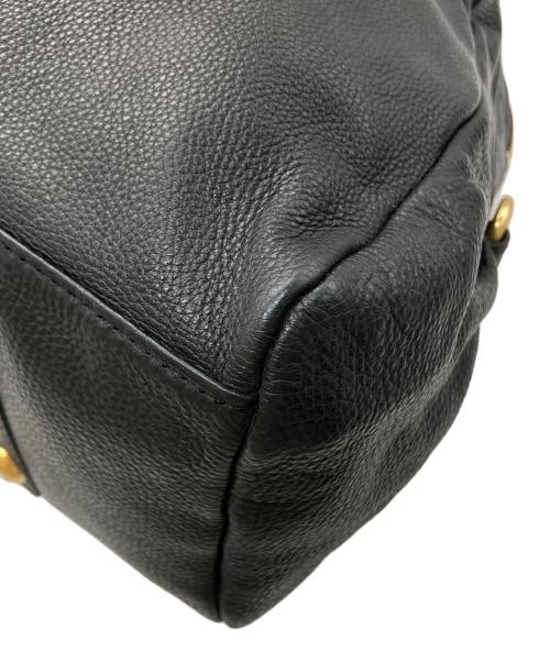 Marc by Marc Jacobs（マークバイマークジェイコブス）Marc by Marc Jacobs (マークバイマークジェイコブス) レザーハンドバッグ ブラックの古着・服飾アイテム