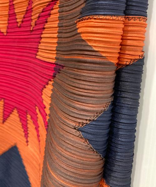 PLEATS PLEASE（プリーツプリーズ）PLEATS PLEASE (プリーツプリーズ) バウンスプリーツ ノースリーブ ワンピース マルチカラー サイズ:3の古着・服飾アイテム