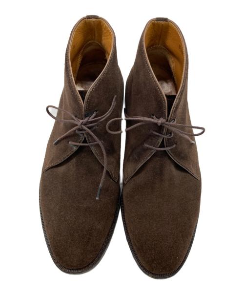 JOHNSTON&MURPHY（ジョンストン＆マーフィー）JOHNSTON&MURPHY (ジョンストン＆マーフィー) チャッカーブーツ ブラウン サイズ:SIZE 6の古着・服飾アイテム