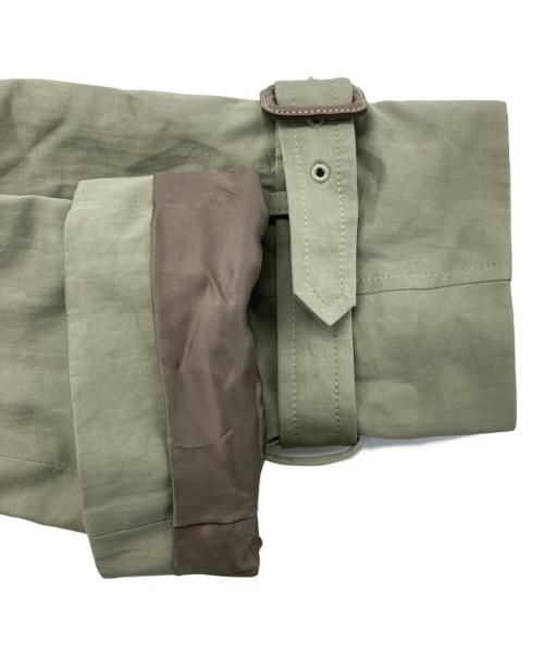 ebure（エブール）EBURE (エブール) コットンリネントレンチコート オリーブ サイズ:36の古着・服飾アイテム