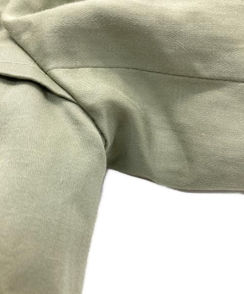 ebure（エブール）EBURE (エブール) コットンリネントレンチコート オリーブ サイズ:36の古着・服飾アイテム