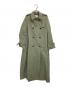 EBURE（エブール）の古着「コットンリネントレンチコート」｜オリーブ